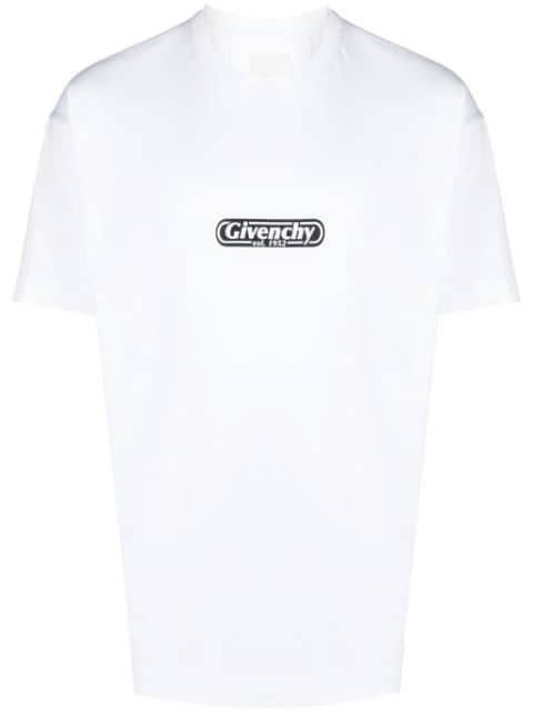 logo-print cotton T-shirt by GIVENCHY