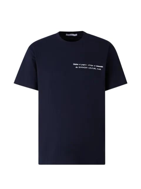 logo-print cotton T-shirt by GIVENCHY