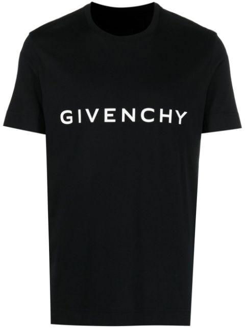 logo-print cotton T-shirt by GIVENCHY