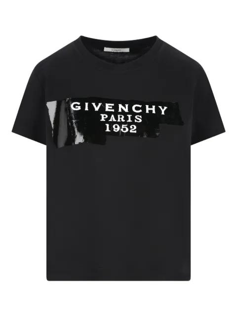 logo-print cotton T-shirt by GIVENCHY