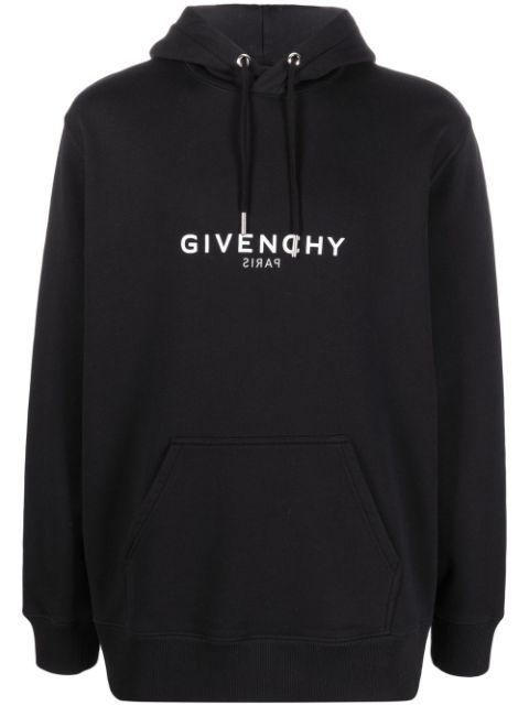logo-print hoodie by GIVENCHY