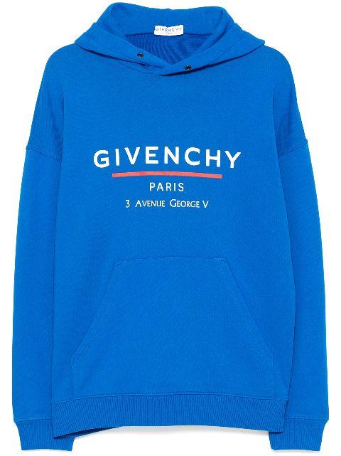 logo-print hoodie by GIVENCHY