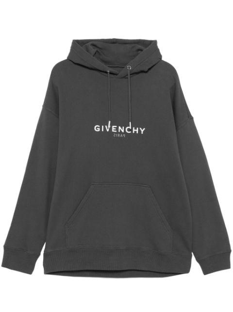 logo-print hoodie by GIVENCHY