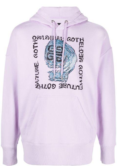 logo-print oversized hoodie by GIVENCHY
