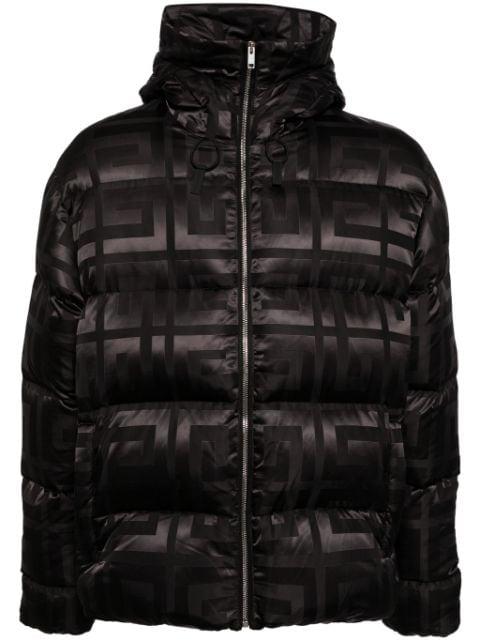 logo-print puffer jacket by GIVENCHY