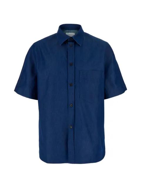 logo-print short-sleeve shirt by GIVENCHY