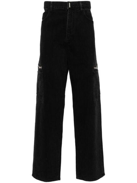logo-print straight-leg jeans by GIVENCHY