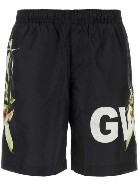logo-print swim shorts by GIVENCHY