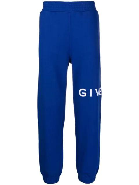 logo-print track pants by GIVENCHY