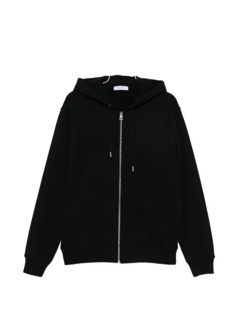 logo-print zip-up hoodie by GIVENCHY