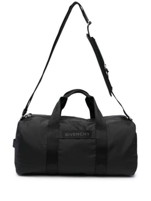 logo-tape zipped holdall by GIVENCHY