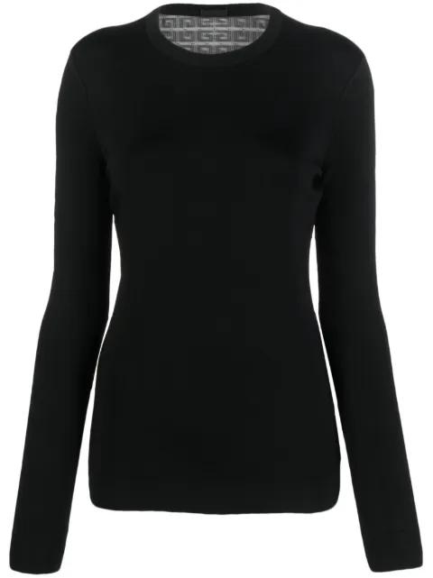 long-sleeve round-neck T-shirt by GIVENCHY