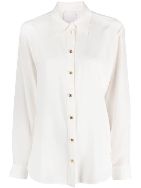long-sleeve silk shirt by GIVENCHY