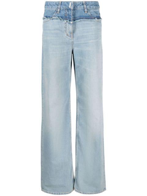 low-rise straight-leg jeans by GIVENCHY