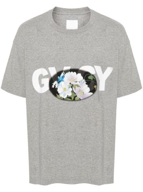 mélange cotton T-shirt by GIVENCHY