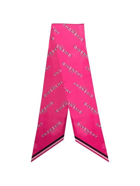 maxi Shadow logo-print bandeau scarf by GIVENCHY