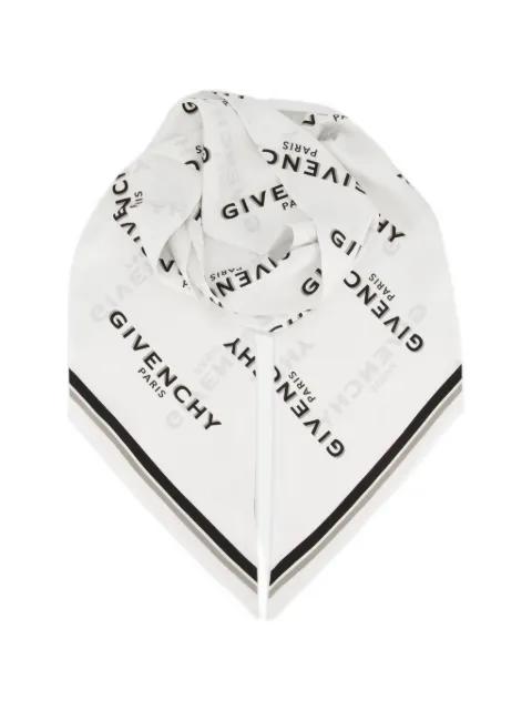 maxi Shadow logo-print bandeau scarf by GIVENCHY