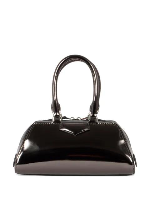 mini Antigona East-West metallic leather clutch bag by GIVENCHY