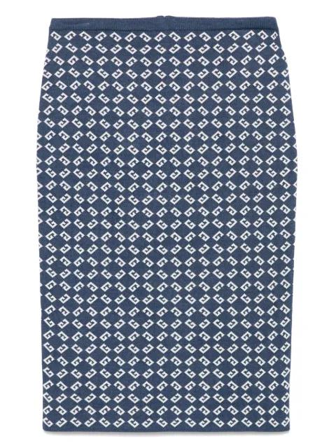 monogram 72-jacquard midi skirt by GIVENCHY