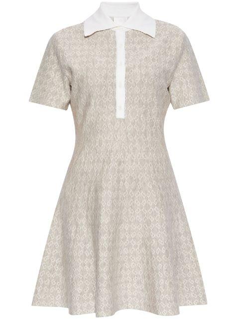 monogram wool-blend dress by GIVENCHY