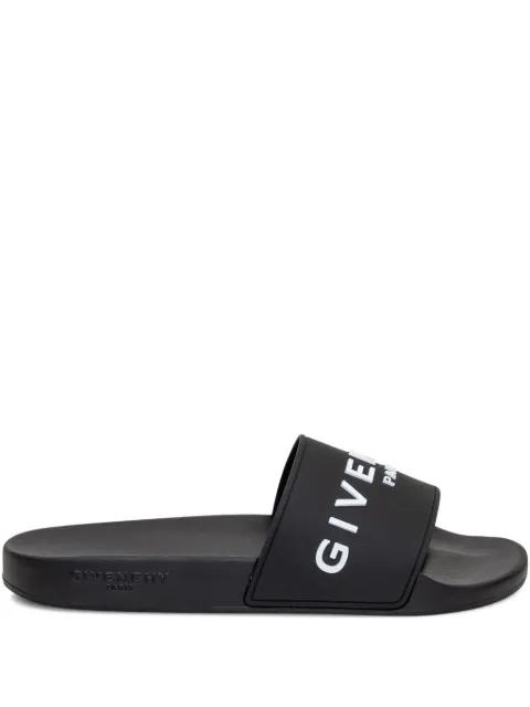 open-toe logo ciabatta slides by GIVENCHY