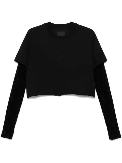 overlapped cropped T-shirt by GIVENCHY