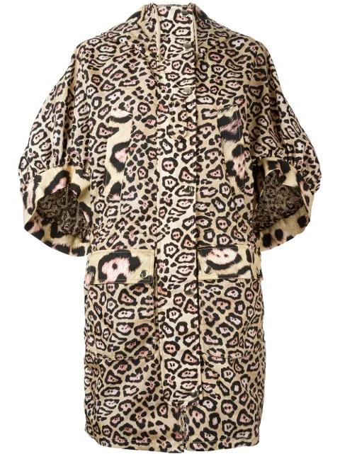 oversize leopard print coat by GIVENCHY
