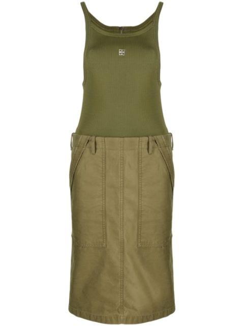 panelled cargo midi dress by GIVENCHY