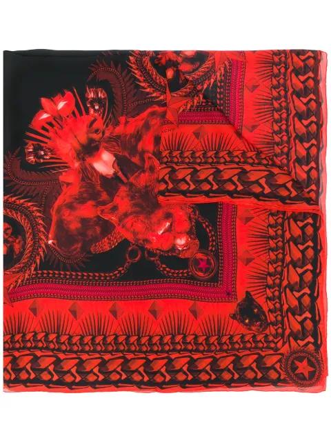 patterned scarf by GIVENCHY