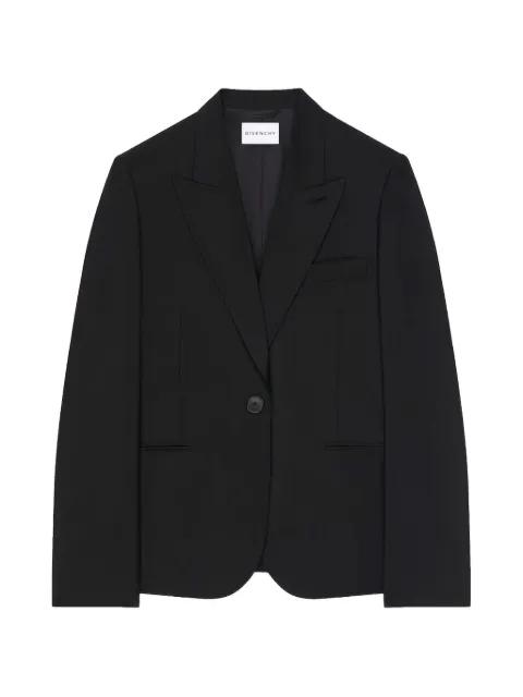 peak-lapel single-breasted jacket by GIVENCHY