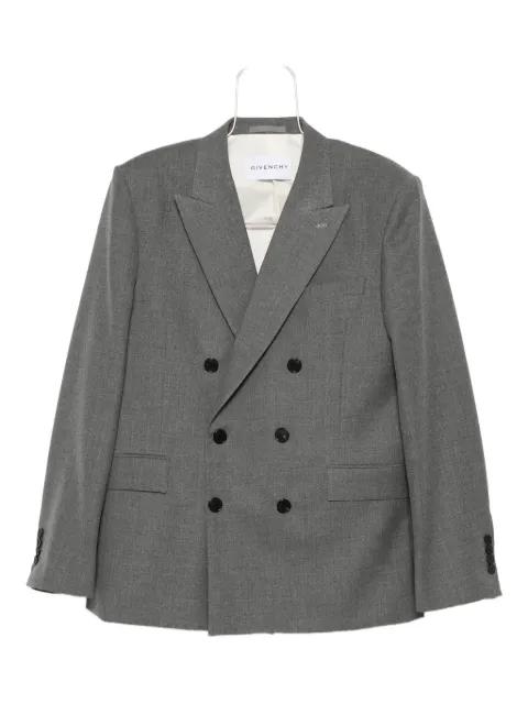 peak-lapel wool blazer by GIVENCHY