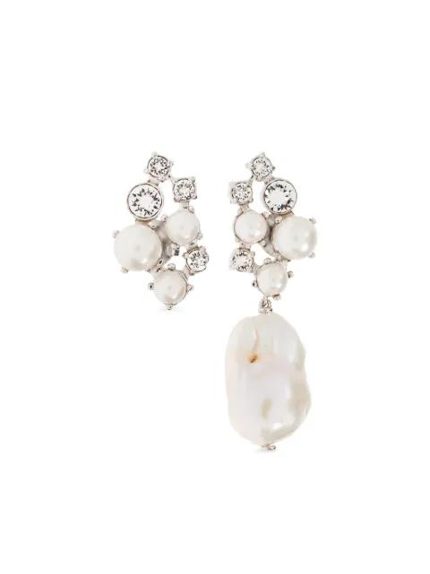 pearl embellished earrings by GIVENCHY