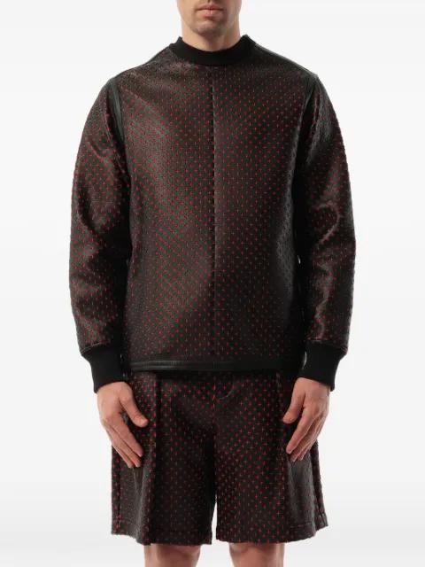 perforated leather sweater by GIVENCHY