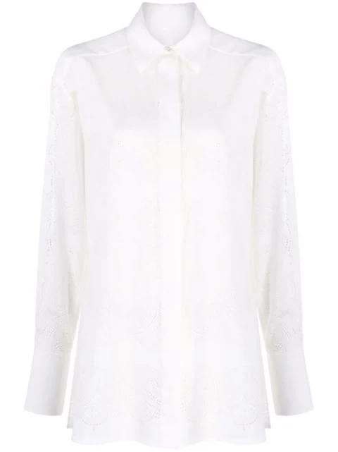 perforated-pattern shirt by GIVENCHY