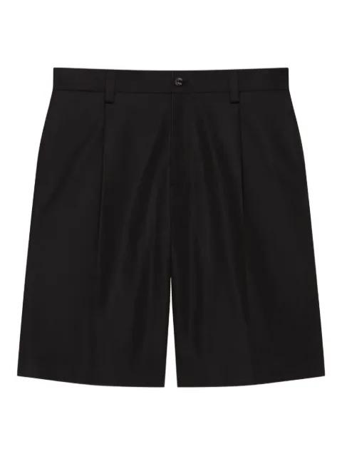 pleated cotton shorts by GIVENCHY