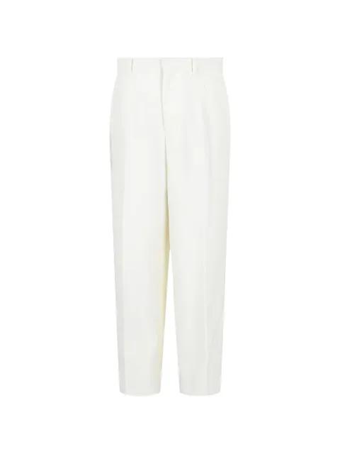 pressed-crease straight-fit wool trousers by GIVENCHY