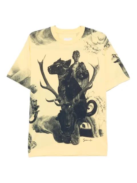 printed cotton T-shirt by GIVENCHY