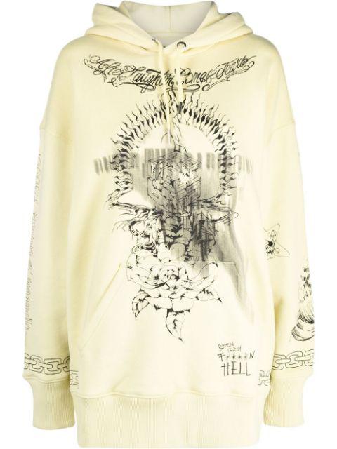 printed hoodie by GIVENCHY