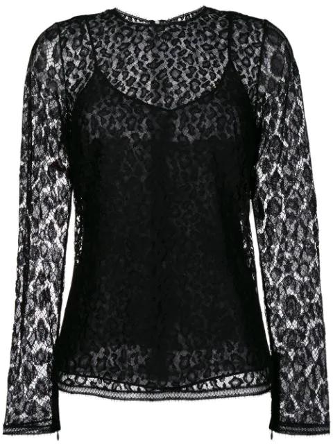 printed layered top by GIVENCHY