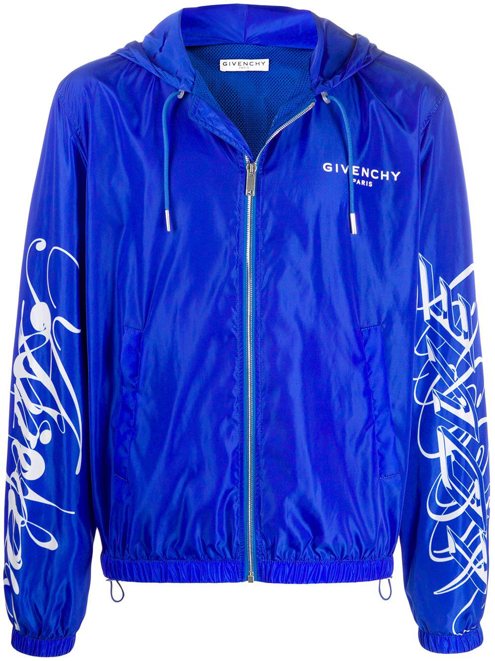 printed sleeves zipped jacket by GIVENCHY