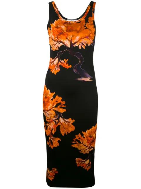 printed tree tank midi dress by GIVENCHY