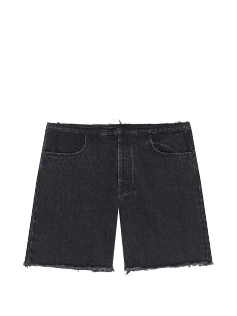 raw-cut denim shorts by GIVENCHY