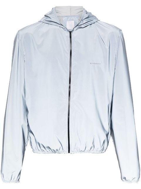 reflective hoodied windbreaker by GIVENCHY