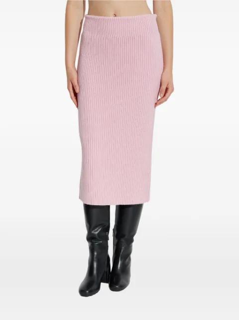 ribbed midi skirt by GIVENCHY