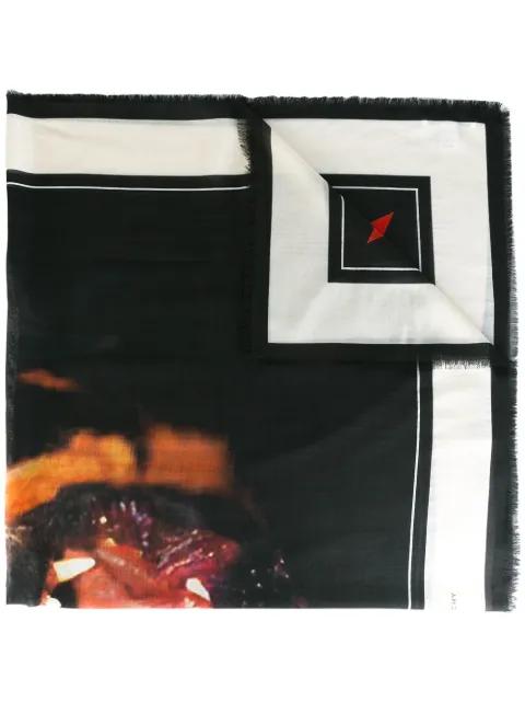 rottweiler print scarf by GIVENCHY