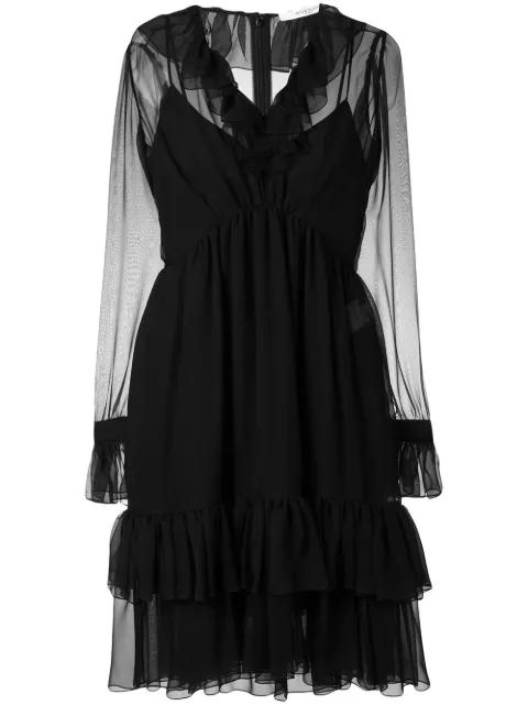ruffle-trim midi dress by GIVENCHY