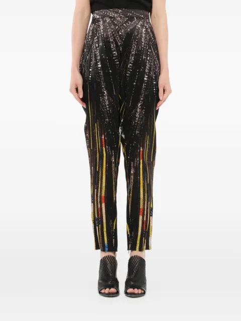 sequin-embellished high-waisted trousers by GIVENCHY