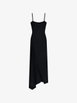 sliced long slashed dress in crepe cady by GIVENCHY sliced long slashed dress in crepe cady by GIVENCHY