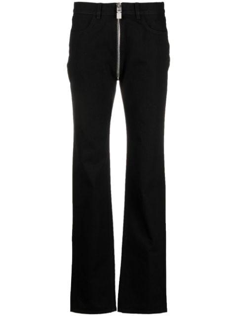 slim cut zip-detail jeans by GIVENCHY
