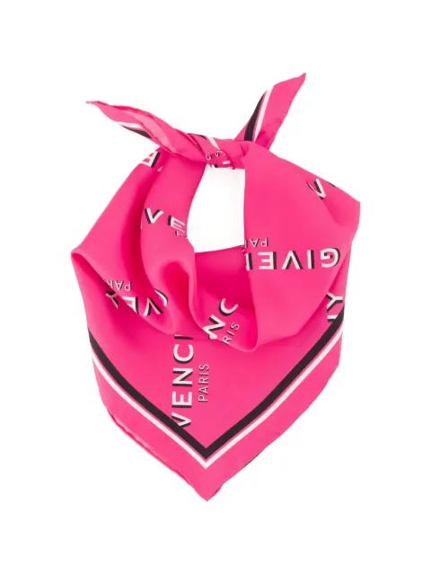 small Shadow logo-print scarf by GIVENCHY